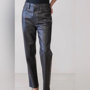 AGOLDE l 90s Recycled Leather Blend High Waist Pants l SIZE 23 l BNWT